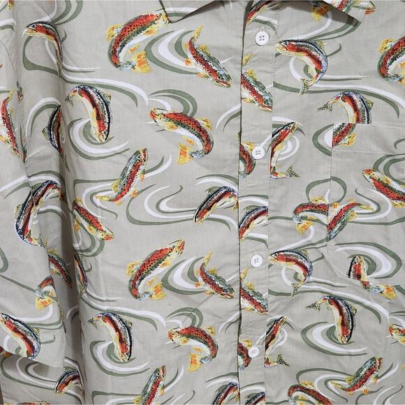 Scandia Woods fishing button down men's shirt size XL NEW - Picture 3 of 4